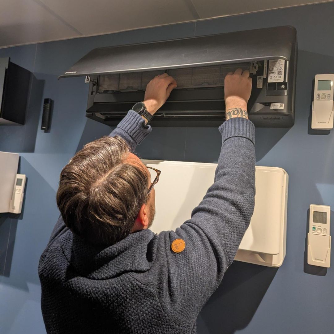 Vedlikehold av varmepumpe