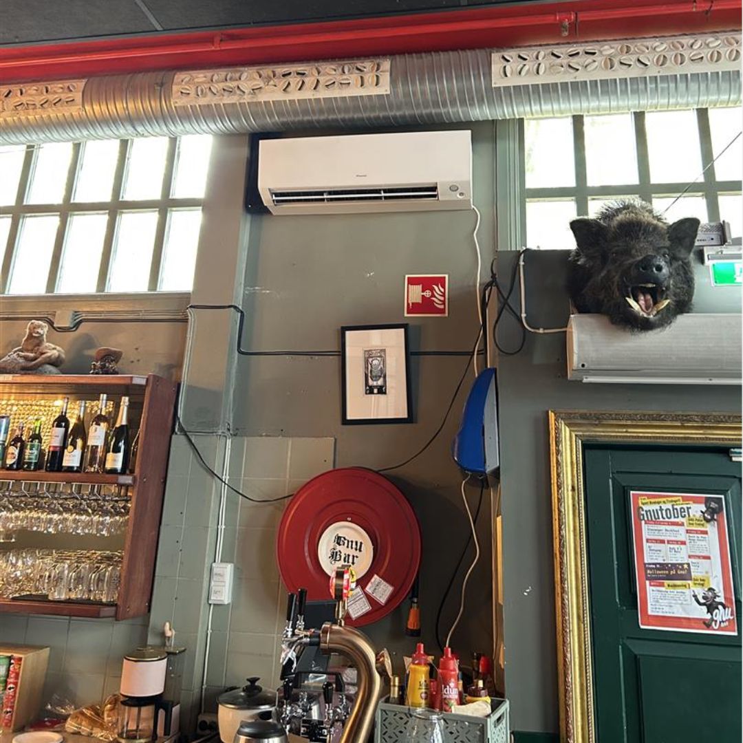 Daikin Synergi sørger for varme og stemning på Gnu Bar i Stavanger